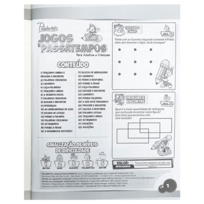 Segunda imagem do produto Jogos e Passatempos 1 | Adultos e Crianças | Palabritas