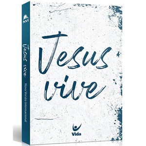 KIT 10 Bíblia NVI | Jesus Vive | Capa Brochura