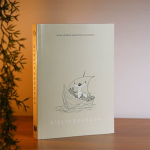 Segunda imagem do produto Kit 10 Bíblias Sagrada Jesus no Barco | NVA | Capa Brochura