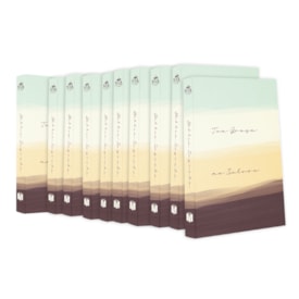 Kit 10 Bíblias Sagrada Tua Graça Me Salvou | NVA | Capa Brochura