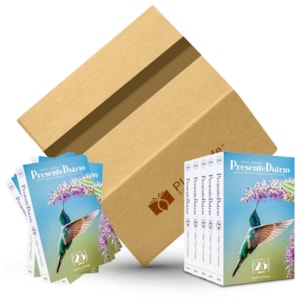 Kit 10 Devocionais Presente Diário 25 | Mini | Capa Feminina