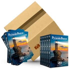 Kit 10 Devocionais Presente Diário 25 | Tradicional | Capa Farol