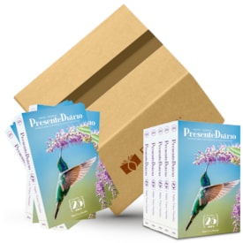 Kit 10 Devocionais Presente Diário 25 | Tradicional | Capa Feminina