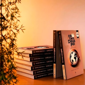 Segunda imagem do produto Kit 10 Livros Café com Deus Pai | Porções Diárias de Transformação | Junior Rostirola