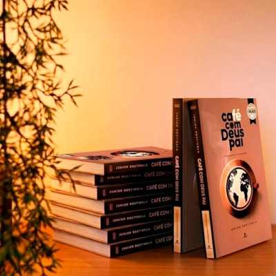 Segunda imagem do produto Kit 10 Livros Café com Deus Pai | Porções Diárias de Transformação | Junior Rostirola