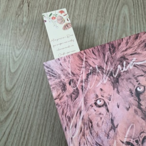 Segunda imagem do produto Kit 10 Marca Páginas | Floral Creme