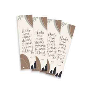 Kit 10 Marca Páginas | Nada Será Capaz