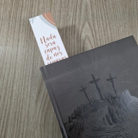 Segunda imagem do produto Kit 10 Marca Páginas | Nada Será Capaz