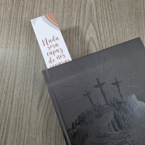 Segunda imagem do produto Kit 10 Marca Páginas | Nada Será Capaz