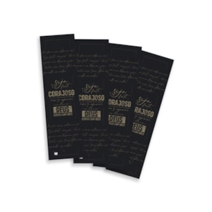 Kit 10 Marca Páginas | Seja Forte e Corajoso