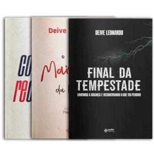 Kit 3 Livros Deive Leonardo.