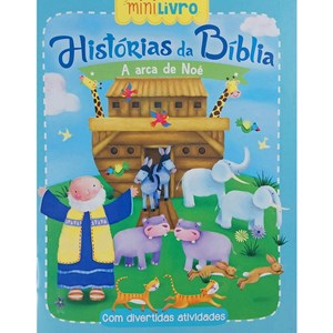 Kit 4 Mini Livros Histórias da Bíblia