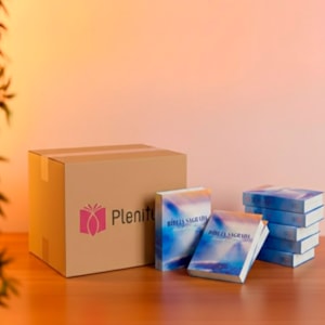 Segunda imagem do produto Kit 50 Bíblias Sagrada Céu | ARC | Edição Promessas | Bolso