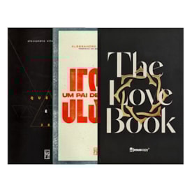 Kit Alessandro Vilas Boas | Bíblia Love Book Coroa, Um Pai de Família e Quem é Jesus