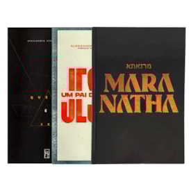 Kit Alessandro Vilas Boas | Bíblia Maranatha, Um Pai de Família e Quem é Jesus