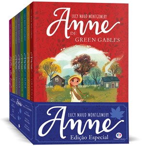 KIT Anne de Green Gables Com 8 livros + Diário de aventuras