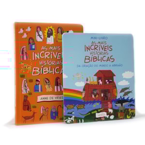 Kit As mais incríveis Histórias Bíblicas | Bíblia e o Mini-livro