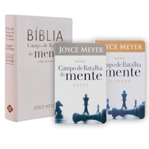 Kit Bíblia Campo de Batalha da Mente Branca