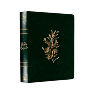 Segunda imagem do produto Kit Bíblia Mulheres Floral NVT | Espaço Para Anotações | Capa Luxo Verde Musgo + Mulheres do Secreto Viviane Martinello