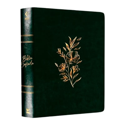 Segunda imagem do produto Kit Bíblia Mulheres Floral Verde Musgo NVT + Planner Estações Floral Viviane Martinello