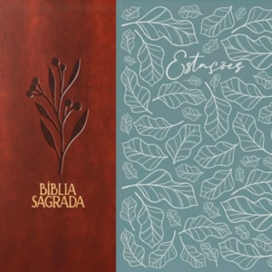 Kit Bíblia Mulheres | NVT | Oliveira Marrom + Planner Estações Jardim | Viviane Martinello