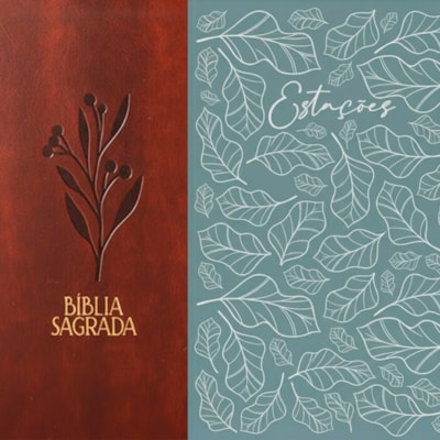 Kit Bíblia Mulheres | NVT | Oliveira Marrom + Planner Estações Jardim | Viviane Martinello