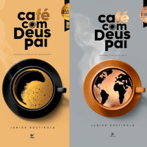 Kit Café Com Deus Pai | Porções Diárias de Renovação + Café Com Deus Pai 2026 | Junior Rostira