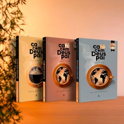 Segunda imagem do produto Kit Café Com Deus Pai Porções Diárias de Renovação, Transformação e Amor | Junior Rostirola