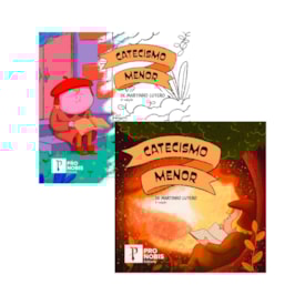 Kit Catecismo Menor de Martinho Lutero | Ilustrado | 2ª edição