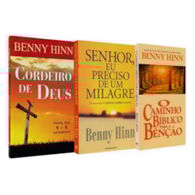 Kit com 3 Livros | Benny Hinn