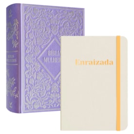 Kit Com Ele, Todos os Dias | Viviane Martinello | Bíblia Mulheres NVT Espaço Para Anotações + Moleskine Enraizada