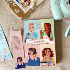 Segunda imagem do produto Kit Corajosas | Bíblia 365 + Livro Corajosas Os Contos Das Princesas Nada Encantadas