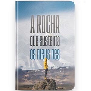 Kit de 10 Bíblia Sagrada A Rocha que Sustenta | NVT | letra Normal | Capa Dura
