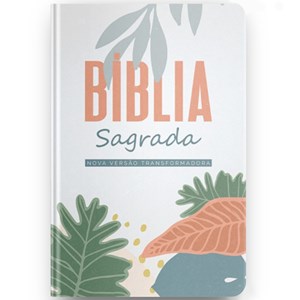 Kit de 10 Bíblia Sagrada Feminina Flores | NVT | letra Normal | Capa Dura