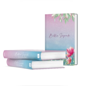 Kit de 10 Bíblias Sagrada Jardim Florido | ACF | Letra Maior | Capa Dura
