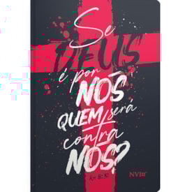 Segunda imagem do produto Kit de 10 Bíblias Se Deus é por nós Rm 8:31 | NVI | Letra Normal | Capa Flexível