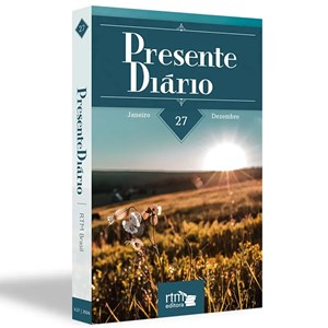 Kit de 10 Livros | Devocional Presente Diário Mini | Vol 27 | Capa Brochura Paisagem