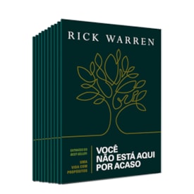Kit de 10 Livros | Você Não Está aqui por Acaso | Rick Warren
