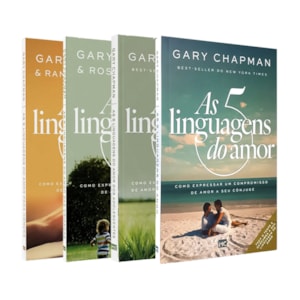 Kit de 4 Livros As 5 Linguagens do Amor | Gary Chapman