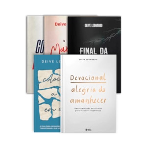 Kit de 5 Livros Deive Leonardo