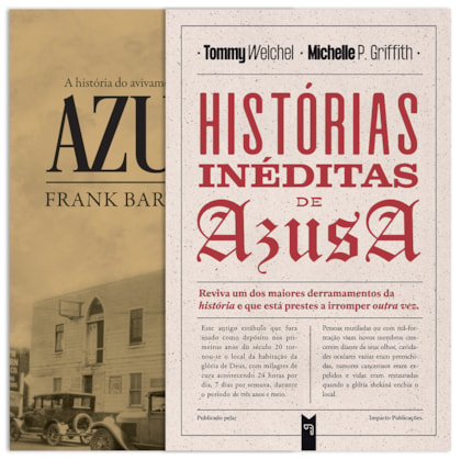 Kit de Livros Avivamento de Azusa