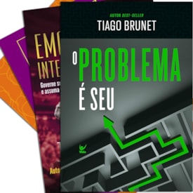 Kit de Livros Lançamentos Tiago Brunet
