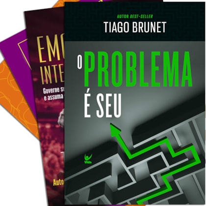 Kit de Livros Lançamentos Tiago Brunet