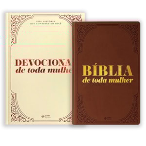 Kit de Toda Mulher | Bíblia Marrom e Devocional