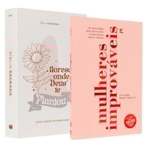 Kit Despertar | Bíblia Sagrada Floresça NVI + Mulheres Improváveis