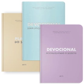 Kit Devocional do Secreto + Planner do Secreto Completo Amarelo