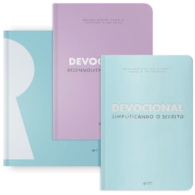 Kit Devocional do Secreto + Planner do Secreto Completo Azul