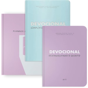Kit Devocional do Secreto + Planner do Secreto Completo Lilás