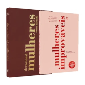 Kit Devocional Mulheres Improváveis | Viviane Martinello