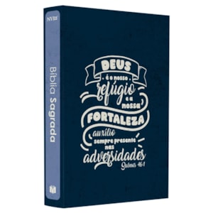 Segunda imagem do produto Kit Dia dos Pais - Bíblia Sagrada Lettering | NVI | Capa Brochura Azul + Devocional As Promessas de Deus | Carlito Paes
